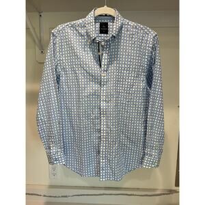 Tailorbyrd Boy's Button-Down‎ Dress Shirt Blue Plaid Size 16